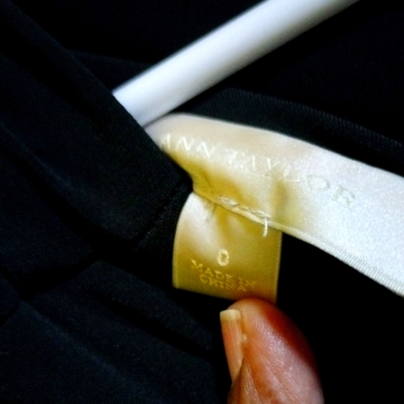 Ann Taylor Black One Shoulder Cocktail Dress - Picture 6 of 6